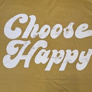 EUC - XL - Choose Happy Sleeveless Tank
